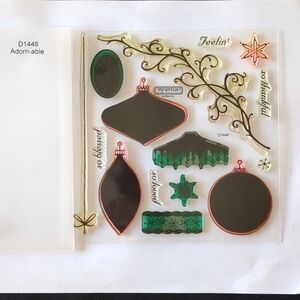 Close to my Heart D1446 Adorn-able clear stamp set